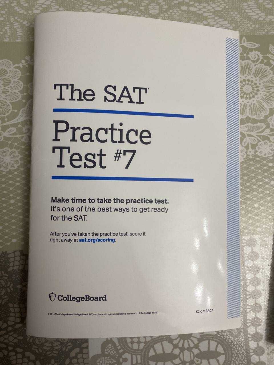 SAT Practice Test Пробники