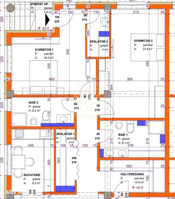 Spatiu comercial Nou 128 mp-ideal cabinet, showroom -Central