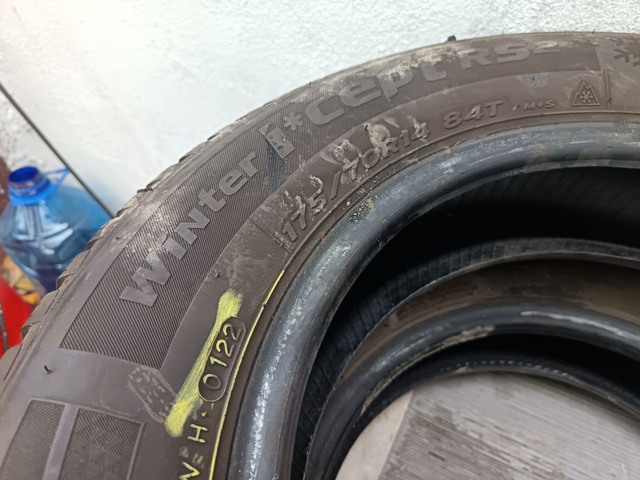 Anvelope MS iarna 175 70 14 hankook 2022 6.3mm