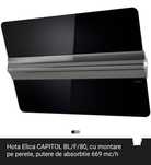 Vând Hotă ELICA, 80cm, putere absorbție 669 mc/h, decorativă