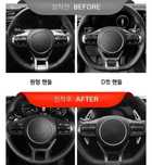 Карбоновая накладка на руль на KiA K5