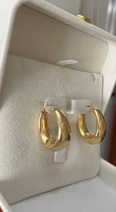 Золотые серьги. Италия 18k