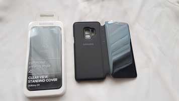 Husa Originala Samsung Galaxy S9! Model CLEAR VIEW Activa Noua! Black