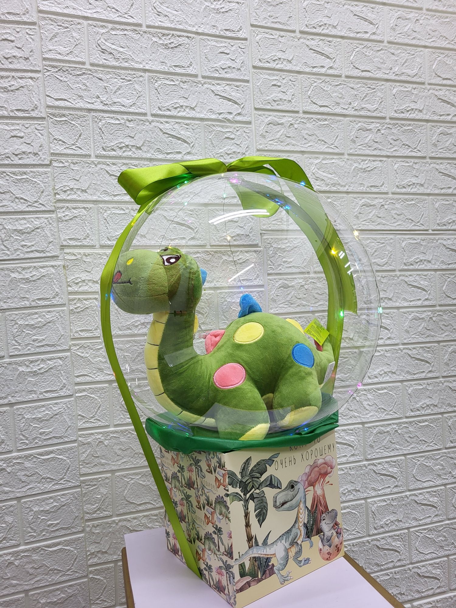 Мишка в шаре, подарок в шаре, мишки, игрушки в шаре, светящийся шар