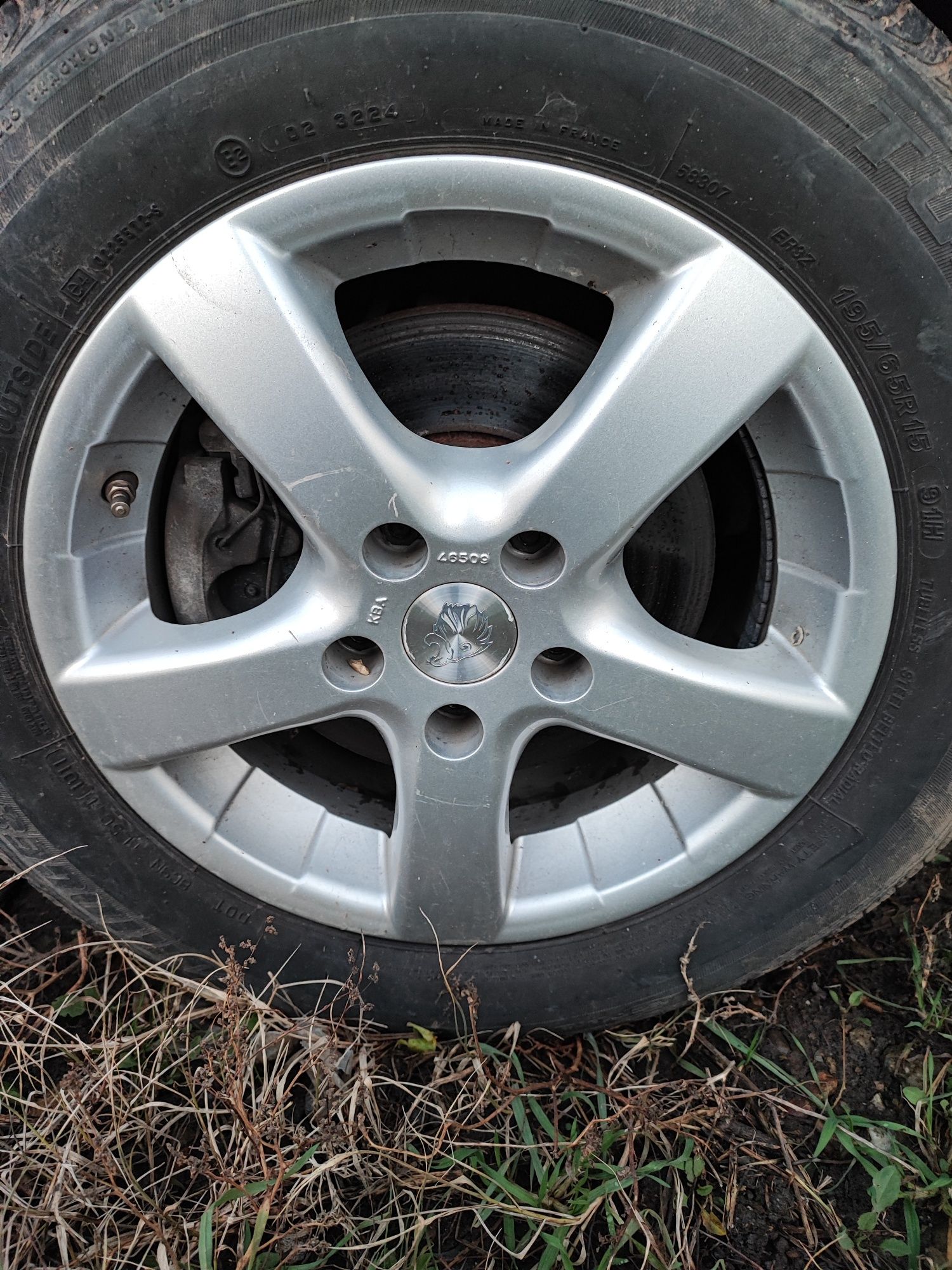 Jante aliaj impecabile ford focus2 cauciucuri vara 195/65/15 5prezoane