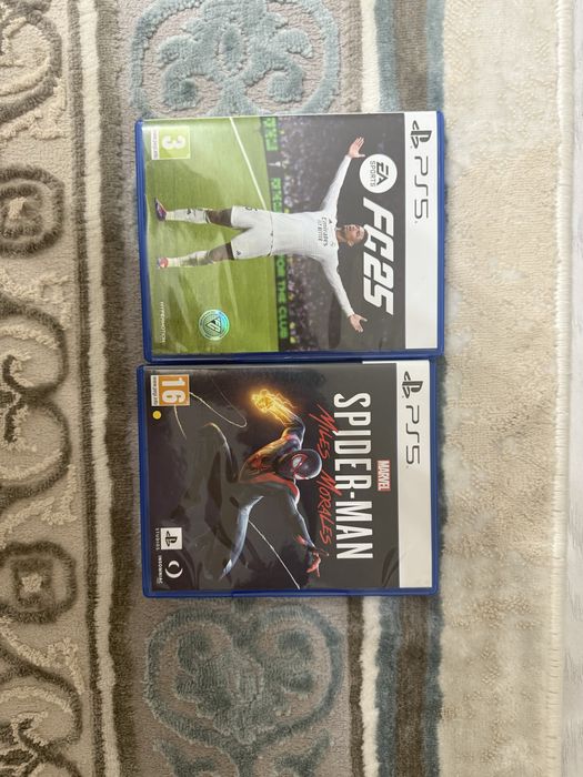 Продам 2 диска EA FC 26 и Spider Man Miles Morales