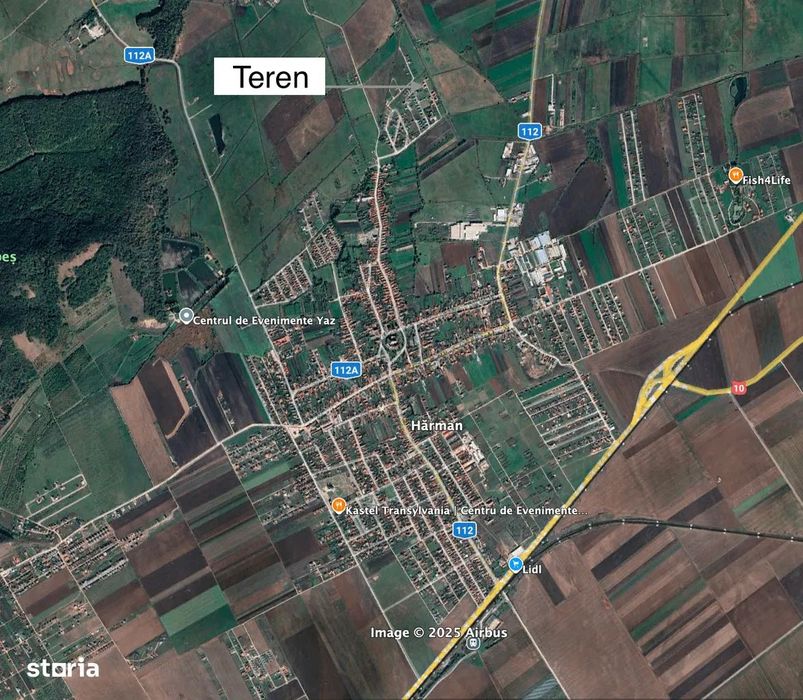 Teren Intravilan Hărman - Ideal Locuință Individuală

115 000 €