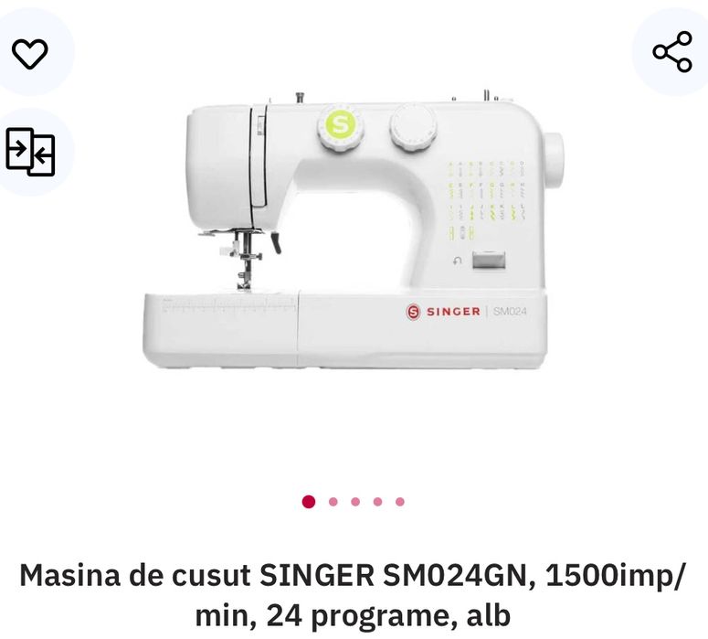 Masina de cusut Singer