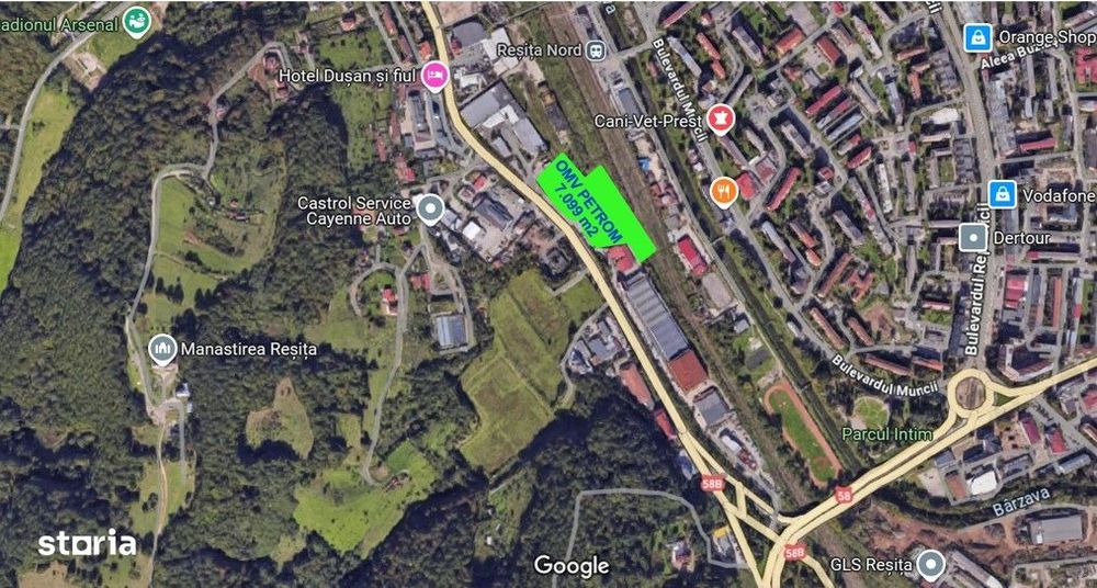 Teren de vanzare in Resita_OMV Petrom