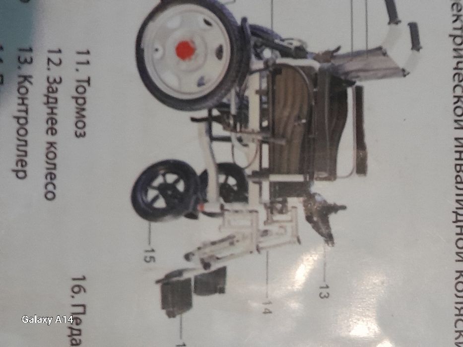 Электрическая инвалидная коляска.