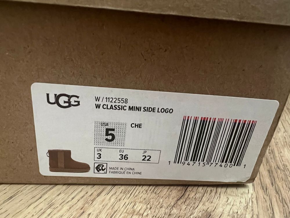 Ugg chestnut номер 36