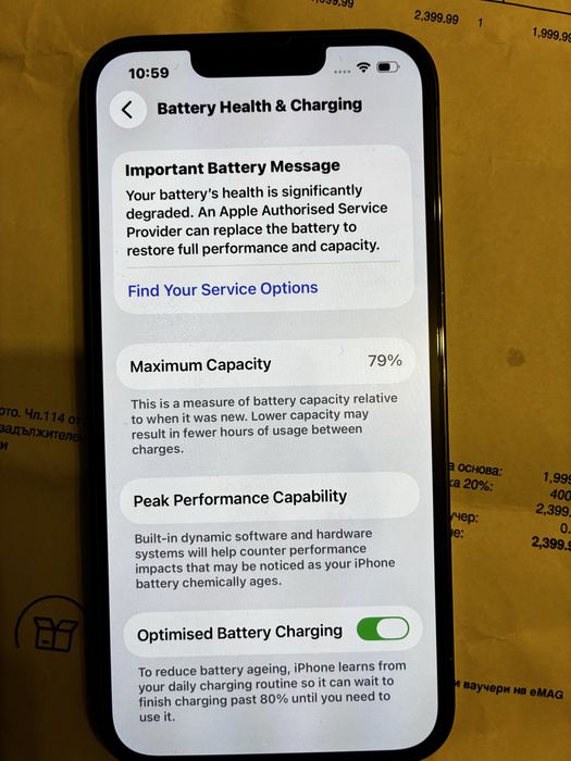Iphone 13 pro 256GB Graphite