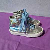 Ghete Geox Cinderella silver nr 26