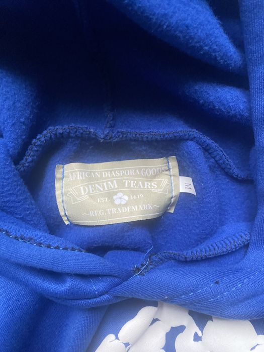 Hanorac denim tears albastru