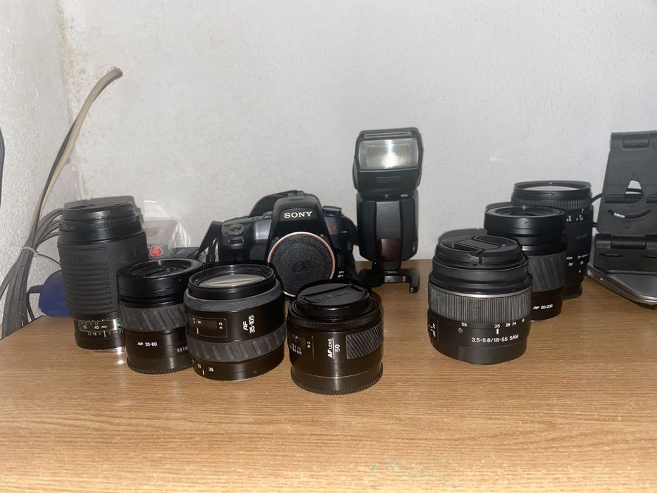 Aparat foto SONY a550+7 obiective NEGOCIABIL