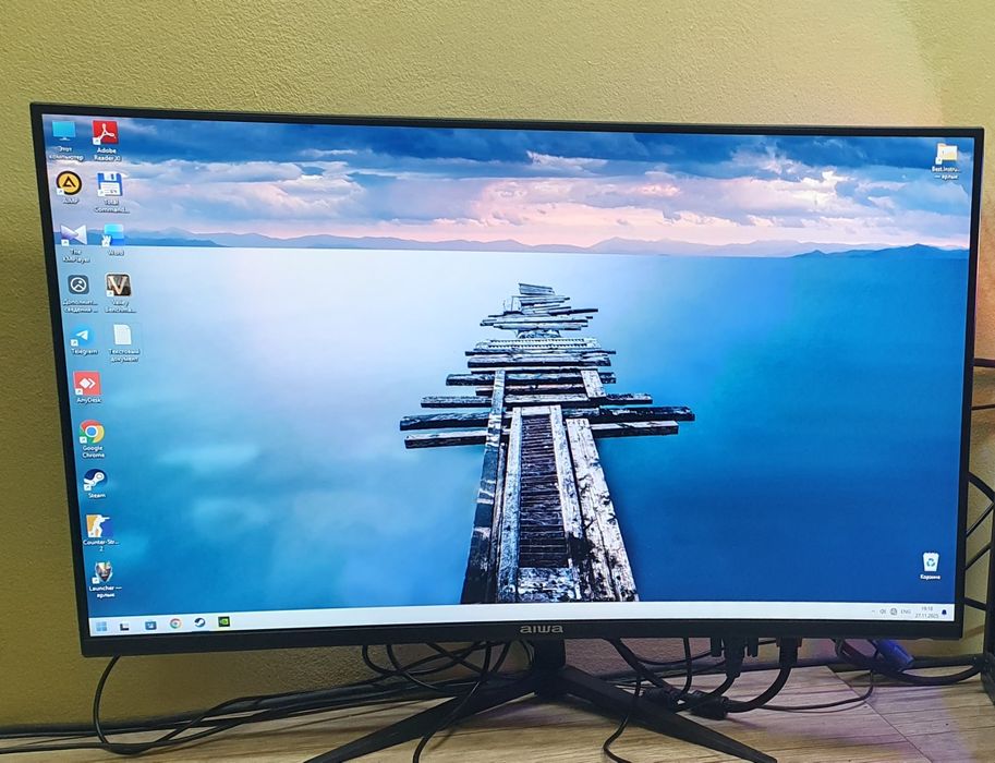 Монитор AIWA 24 диагональ 75грц в хорошем состоянии