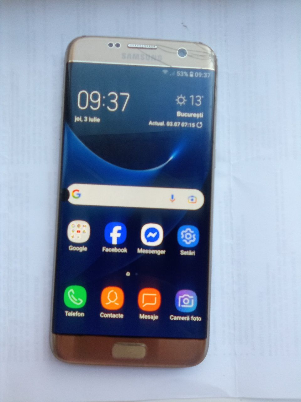 Samsung S7 edge gold