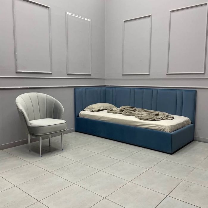 Угловая деткая мягкая кровать Molly