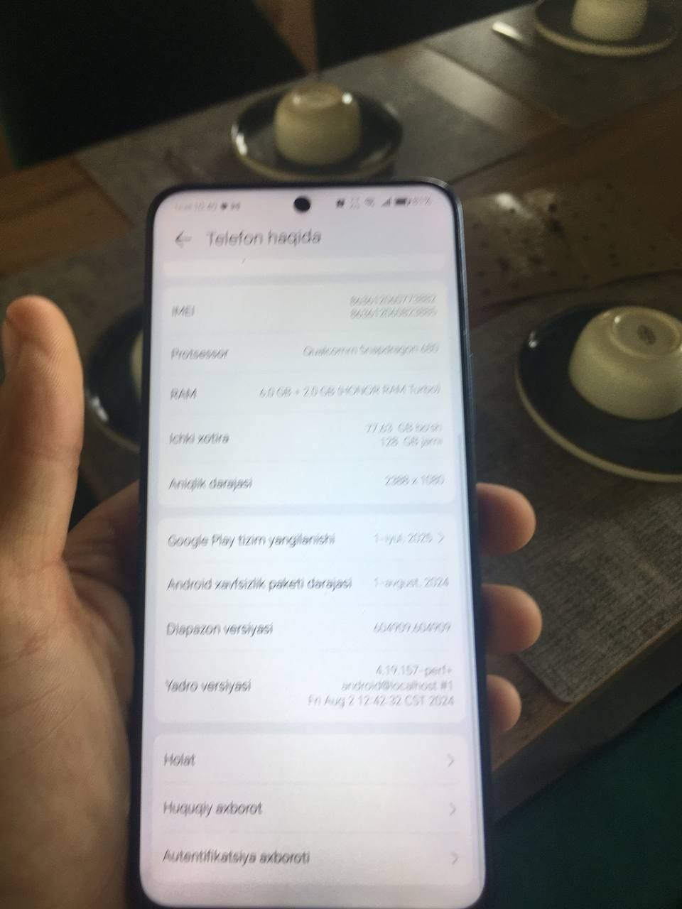 Honor x8 sotildi 6/128gb