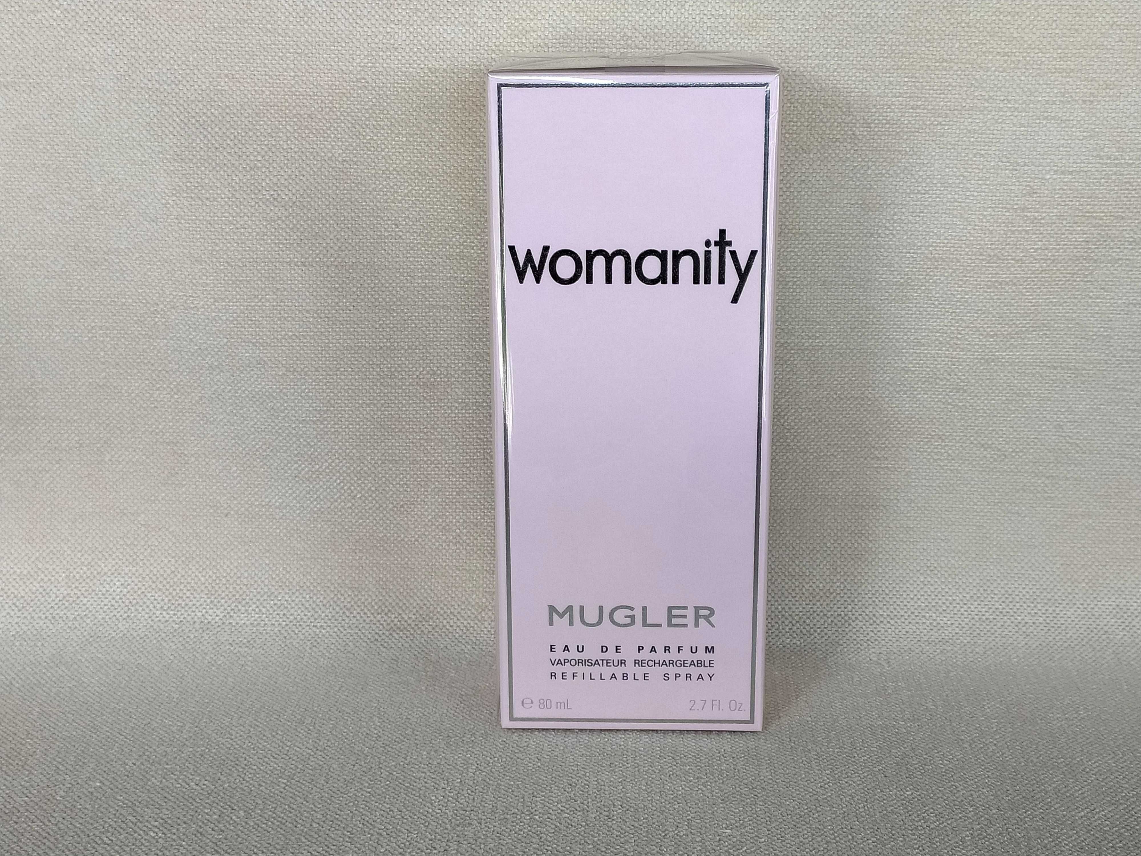Mugler Womanity 80ml и 100ml