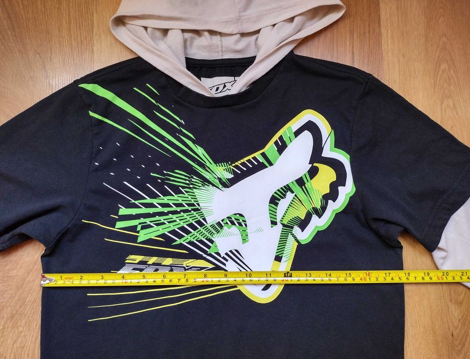 FOX - детска блуза с качулка 160см.