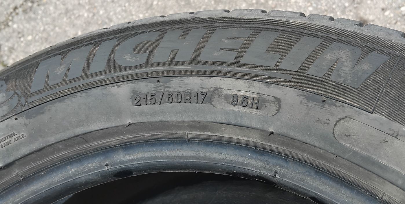 Гуми 215 60 17 Мишелин Michelin 4 броя. Нов внос. Не са нови!