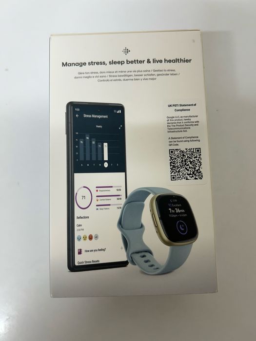 Fitbit Sense 2 Blue Mist/Soft Gold Aluminum