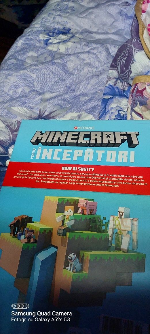 Vând carte minecraft ghid pentru începători