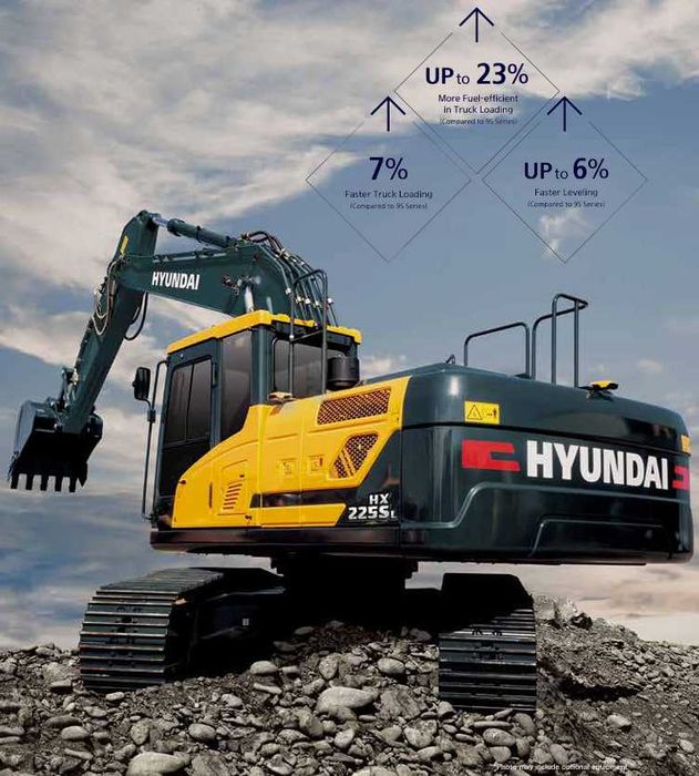 Гусеничный Экскаватор hyundai HX 225SL ЛИЗИНГГА ВА РАССРОЧКАГА БОР