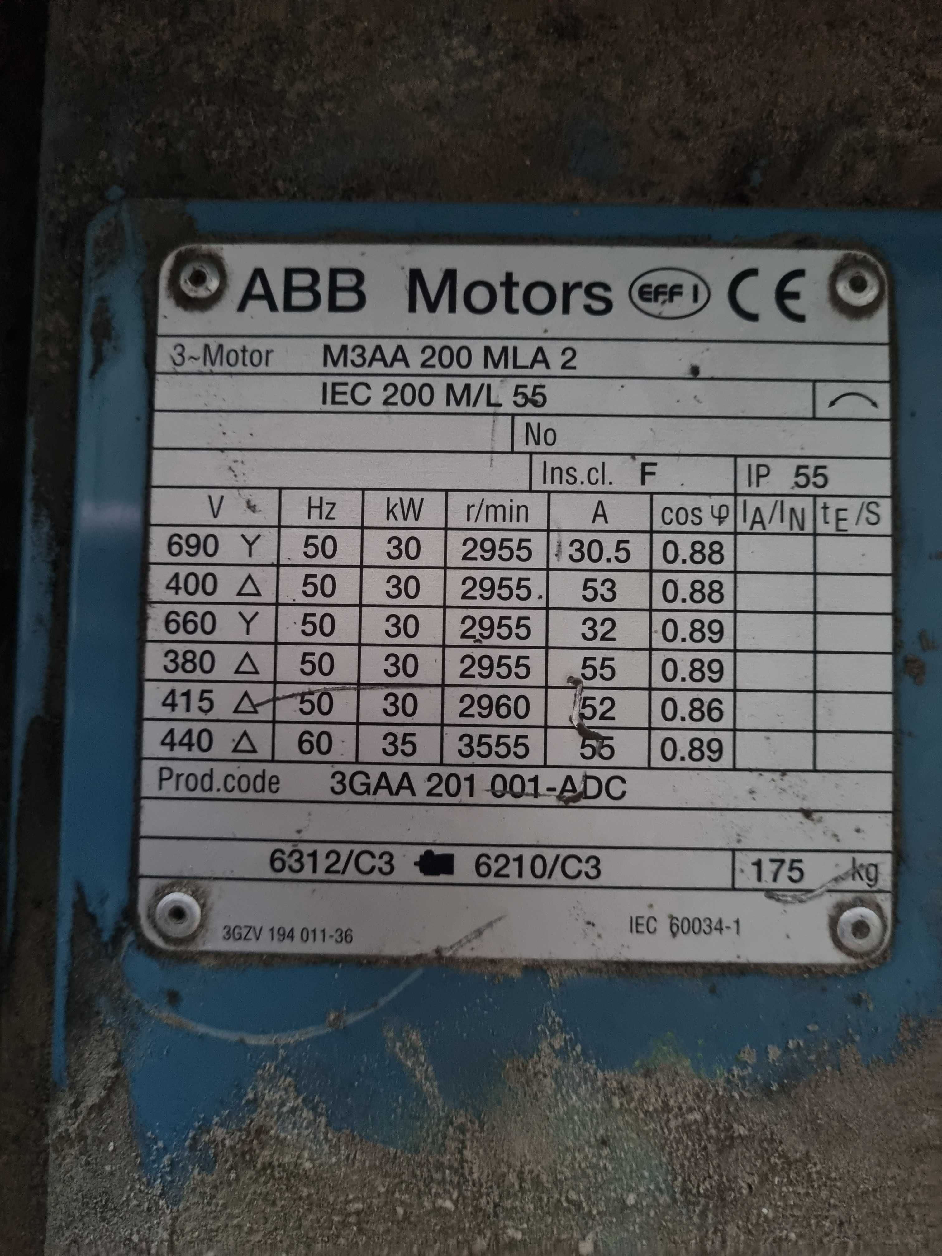 Motor electric 30kw 3000rpm