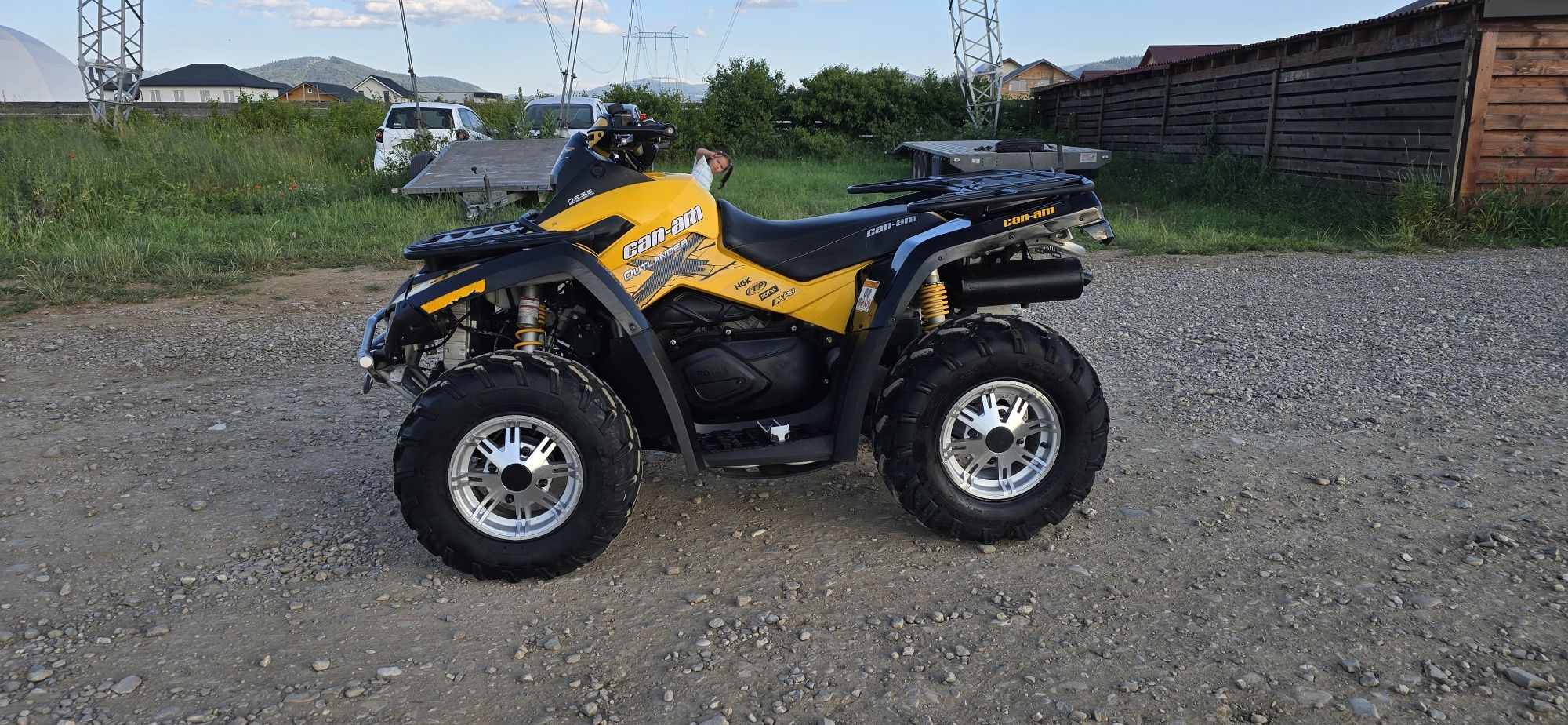 Can Am Outlander xxc 800R// servodirectie // 1000 km!// variante atv