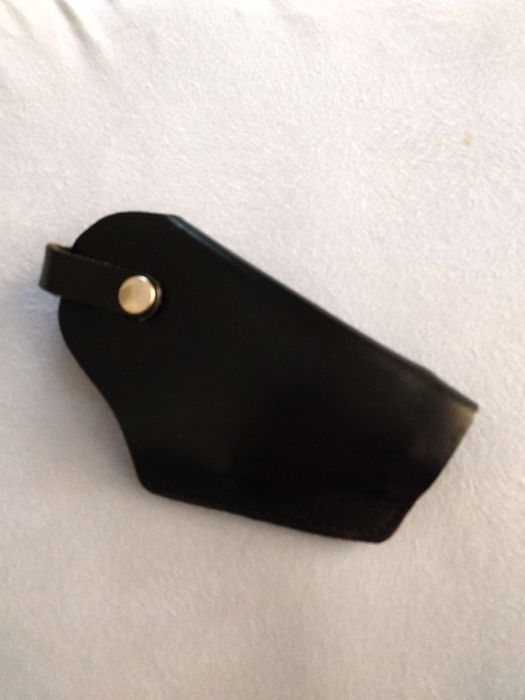 Toca arma revolver pistol piele
