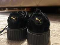Adidași PUMA x Fenty by Rihanna Creepers Catifea Neagră, Mărimea 40