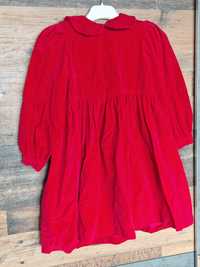 Vând rochiță noua culoare vișinie  din catifea