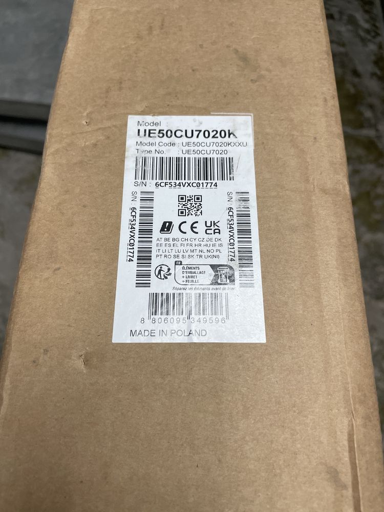 Televizor Samsung Crystal UHD CU7000, 50 inchi, 126 cm, Nou