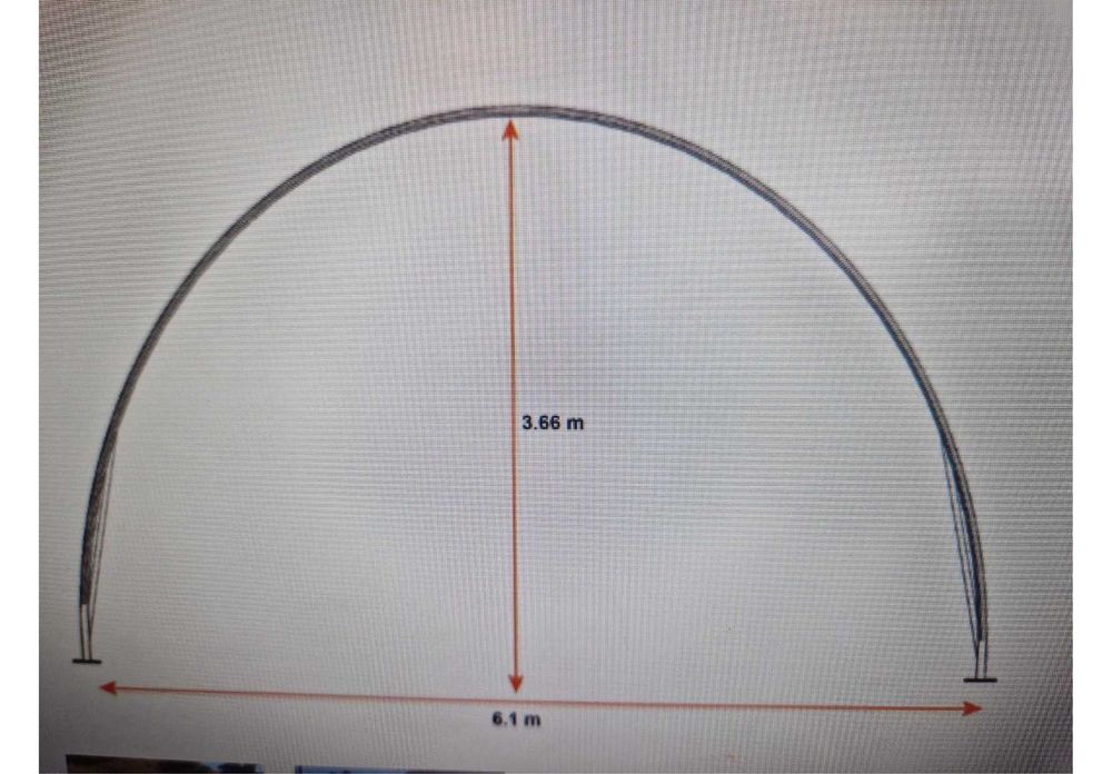 Vand cort industrial, 6.10x9.10x 3.65