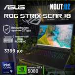 Asus ROG G18 Ultra 9,32GB,2TB,RTX5080,2.5K 240Hz Магазин Nout.uz