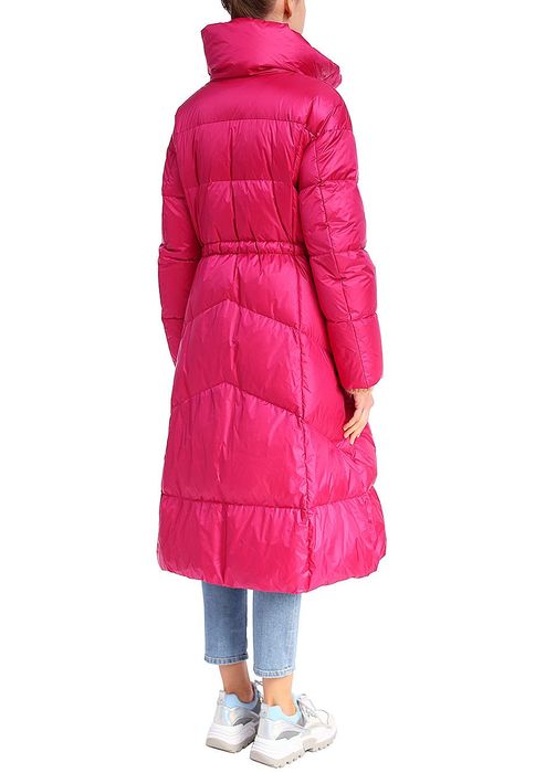 Marc Cain дълго розово палто с пух