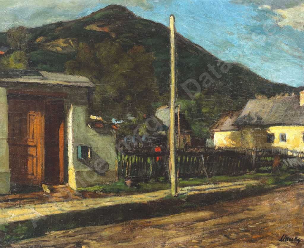 Litteczky Endre (1880-1953) tablou ulei/pânză din 1942