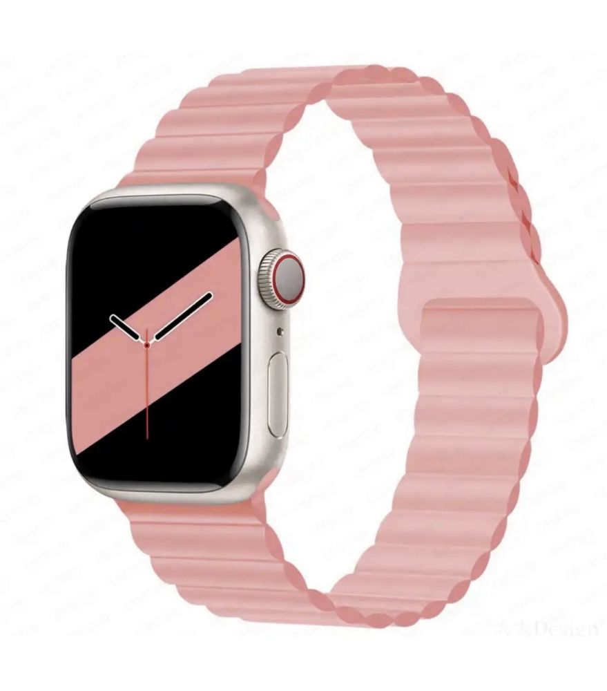 Curea Ceas Apple Watch Imitatie Piele Lether Type Husa Folie