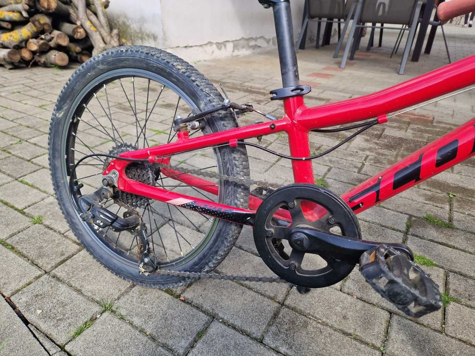Bicicletă mtb de copii SCOTT cadru din aluminiu pe 20 inch