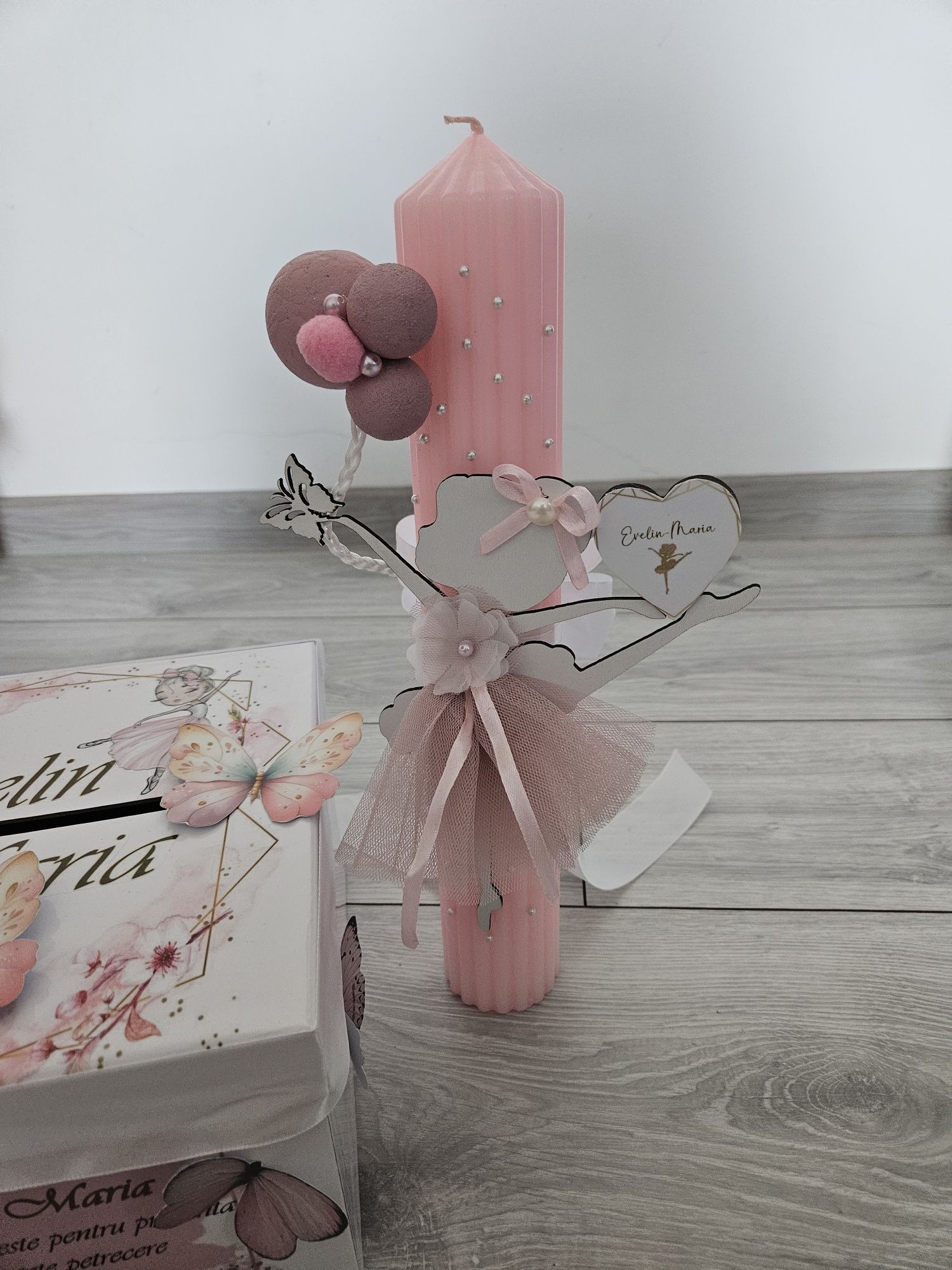 Lumânare botez de 30 cm