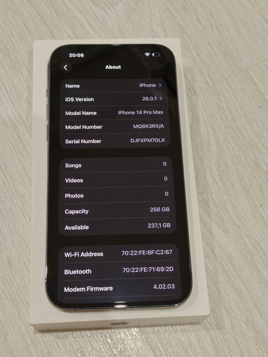 Продавам Iphone 14 pro max 256gb