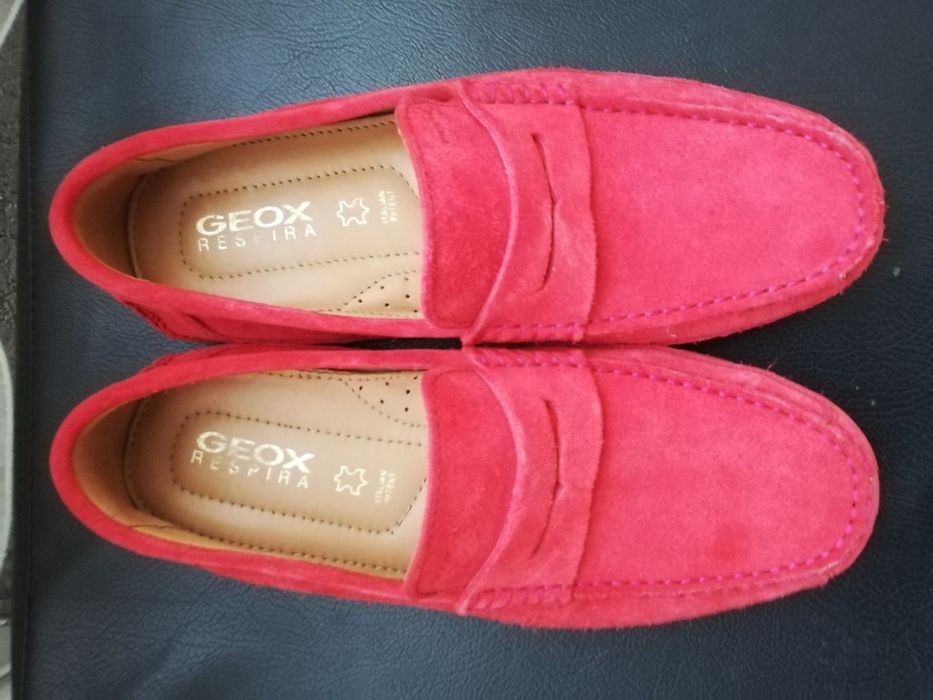 Mocasini Geox piele întoarsă nr 42 bărbați