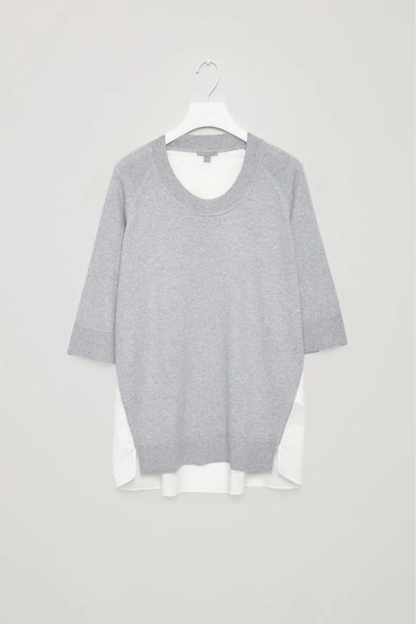 COS блуза с 3/4 ръкав в два цвята