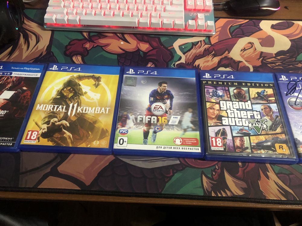 Диски от playstation 4