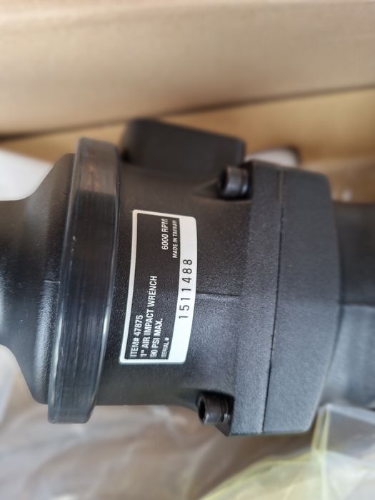 Cheie pneumatica KLUTCH 1 inch – NOUA, cu ax lung (8 inch)