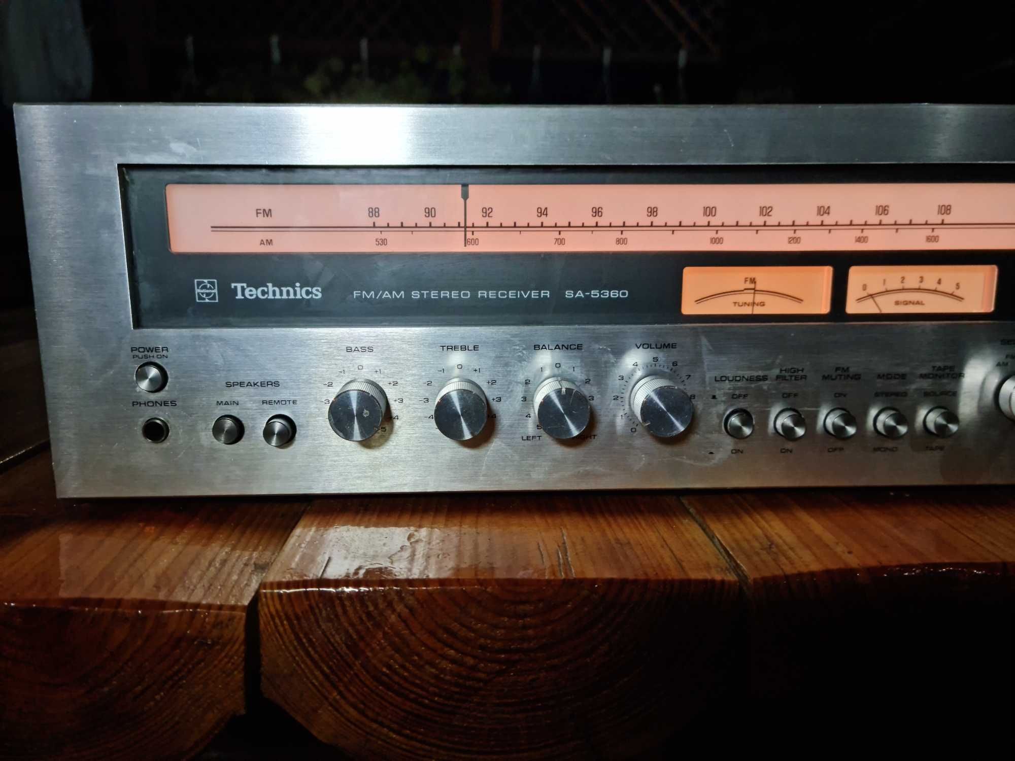 Technics SA-5360    AM/FM Stereo Receiver (1976-77)