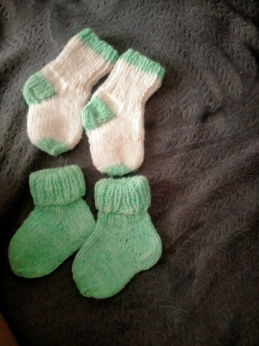 Детские носки вязаные