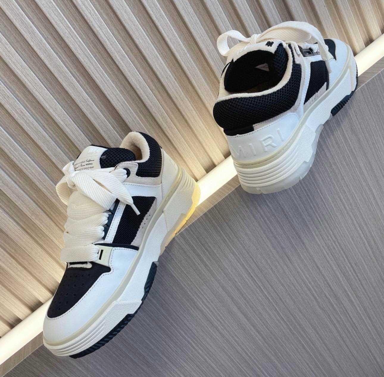 Adidasi Sneakersi Amiri MA-1 Bicolor ( Colet cu deschidere )